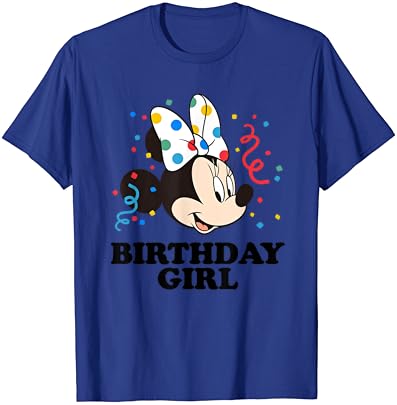 דיסני מיני מאוס יום הולדת ילדה חולצה חולצה