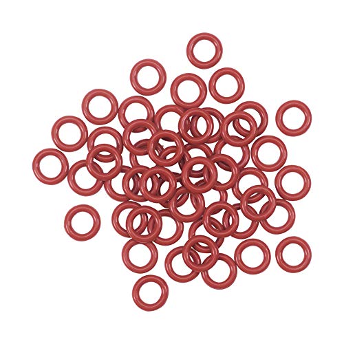 בטומשין 50 יחידות 0.47על 0.09 טבעת אטימה סיליקון אטם להידראוליקה ופנאומטיקה איטום אדום