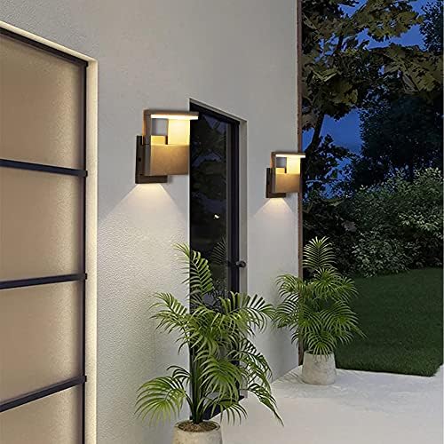 LUSTRLACH LED מרפסת אור קיר חיצוני SCONCE WIRED CLEARDION AODTRICURITION ADTRACTICIT