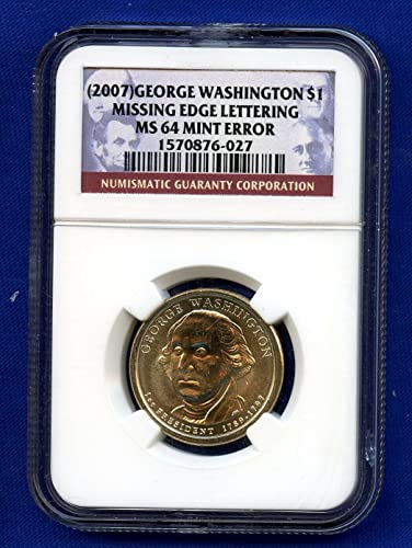 2007 ג'ורג 'וושינגטון נשיא שגיאה מטבע NGC