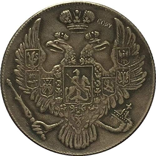 1832 מטבעות פלטינה רוסיה העתק עותק העתק מתנה עבורו