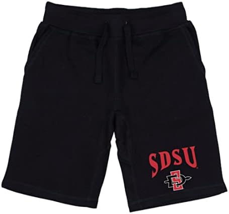 אוניברסיטת סן דייגו אוניברסיטת אצטקים אצטקים פרימיום פרימיום שרוך מכנסיים קצרים שחור