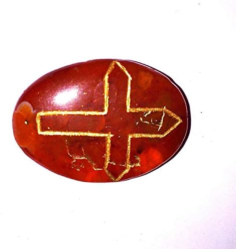 קרנליאן אדום 1 חתיכות רייקי ריפוי צורה סגלגלה רייקי ריפוי תליון תכשיטים יפה תליון תליון ריפוי אבן רייקי אנרגיה מאת Crystal Reiki & Agate.