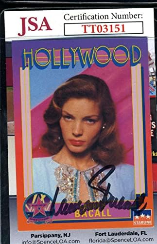 לורן באקל חתמה על חתימת כרטיס סטארליין הוליווד ב-1991