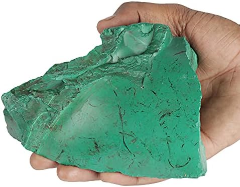 Gemhub טבעי לא מטופל 3398.00 CT מוסמך ירוק אבן ריפוי אבן ריפוי גביש אבן מחוספסת, אספנות או נפילה ...