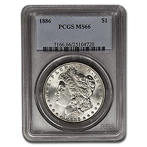 Morgan Silver Dollar MS66