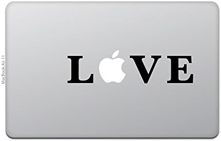 חנות חביבה MacBook Air/Pro 11/13 אינץ 'מדבקת MacBook Love Black M736