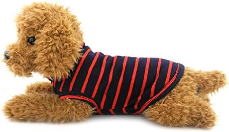 רנפי כלב קטן/חתול חולצה מפוספשת גופית גופית גופית כותנה חולצת מחנה מחנה לכלבים בגדי מחיות מחמד צ'יוואווה בגדי אדום XXL