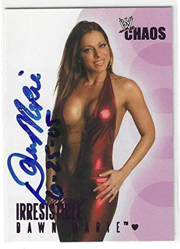 שחר מארי חתמה על שנת 2004 Chaos WWE פשוט כרטיס בלתי ניתן להבחנה 73 - כרטיסי היאבקות עם חתימה