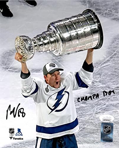 Ondrej Palat חתימה חתומה חתומה 8x10 צילום NHL Tampa Bay Lightning JSA