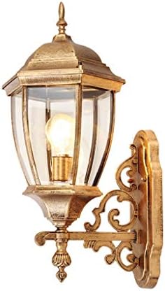 GKMjki סגנון אירופי מנורת קיר חיצונית שער מרפסת קיר מנורת קיר גדר מנורה אטומה למים מנורה רחוב גן מנורת גן מנורת אמריקאית פשוטה
