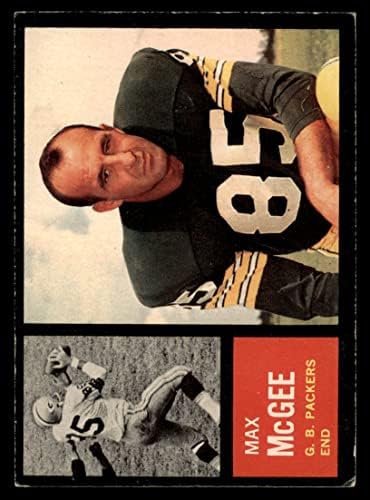 1962 Topps 67 Max McGee Green Bay Packers Ex Packers Tulane Tulane