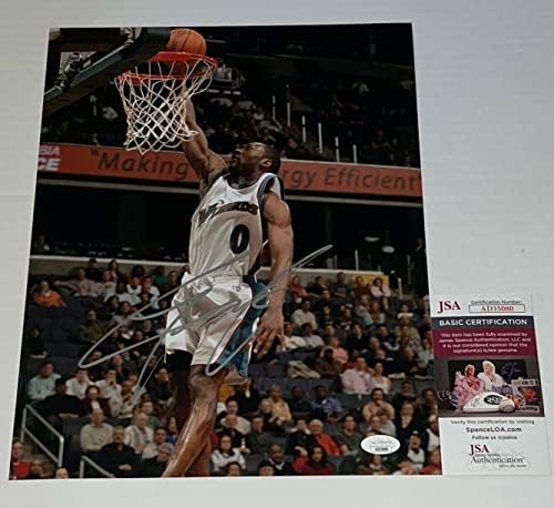 גילברט ארנאס חתמה על מכשפי וושינגטון 11x14 חתימה על חתימה 6 JSA - תמונות NBA עם חתימה